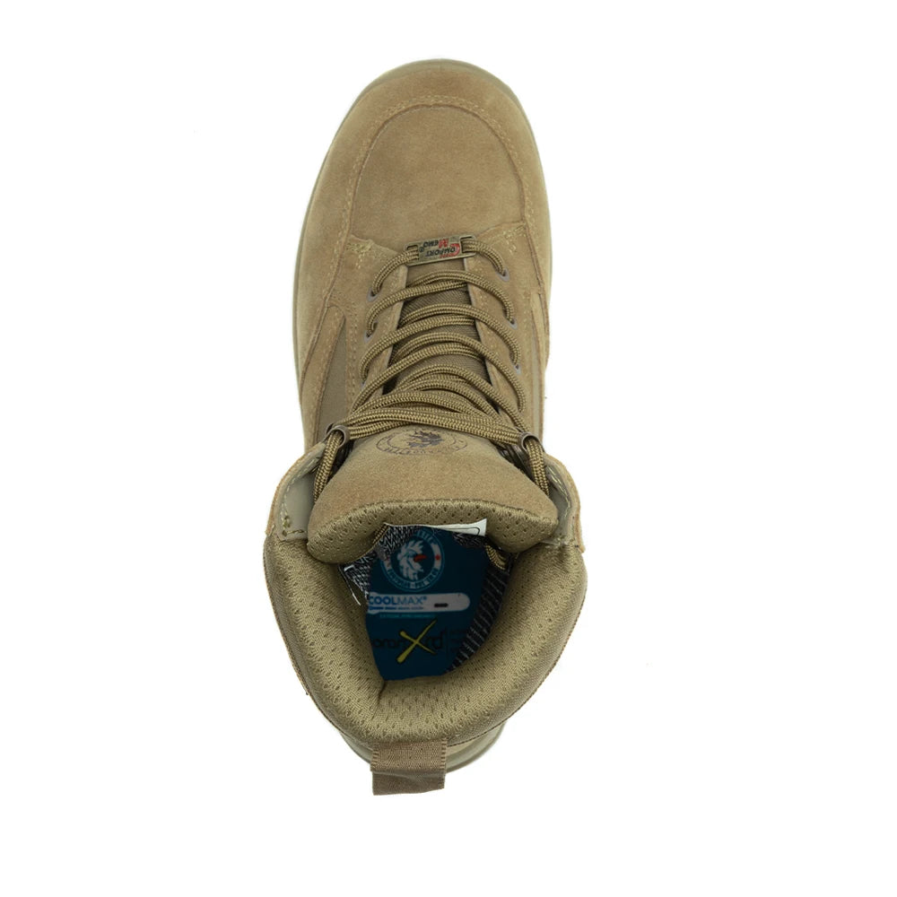ROCKROOSTER Hiking shoes Men waterproof hunting Boots Tactical Desert Combat Boots trekking Ankle mountian cow Leather Sneakers
