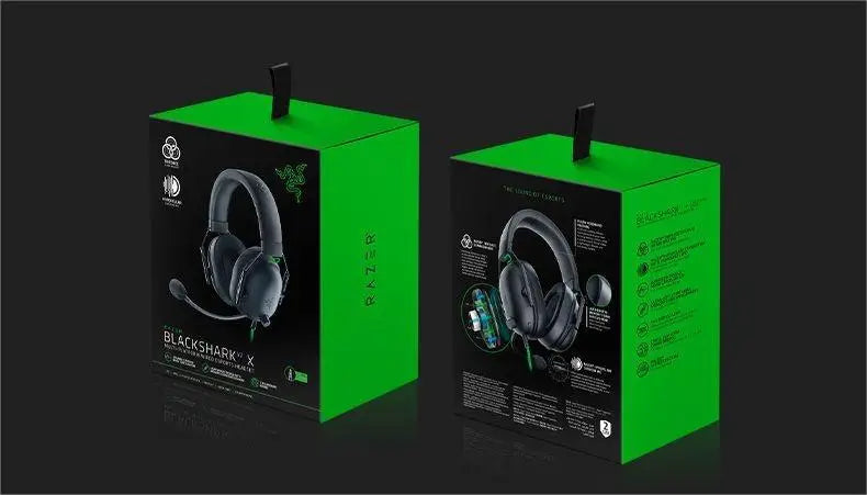 RAZER BLACKSHARK  V2 X Headphones sports Game Headset with Microphone 7.1 Surround Sound Video Gaming Earphone Wired for PC PS4