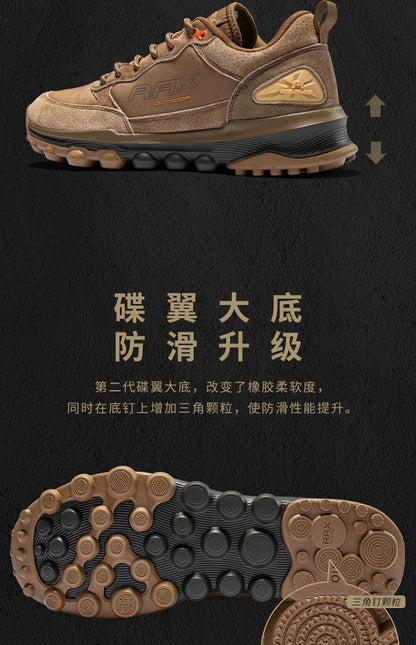 Rax  Men Hiking Shoes  Breathable Outdoor Sports Sneakers for Men Lightweight Mountain Climbing Trekking Shoes Lightweight Shoes
