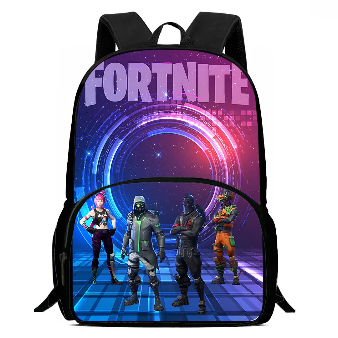 Kinderrucksäcke mit angesagtem Game-Design, Umhängetasche und Federmäppchen F-FortniteS, Schulrucksäcke mit großem Fassungsvermögen für Jungen und Mädchen, ideales Geschenk