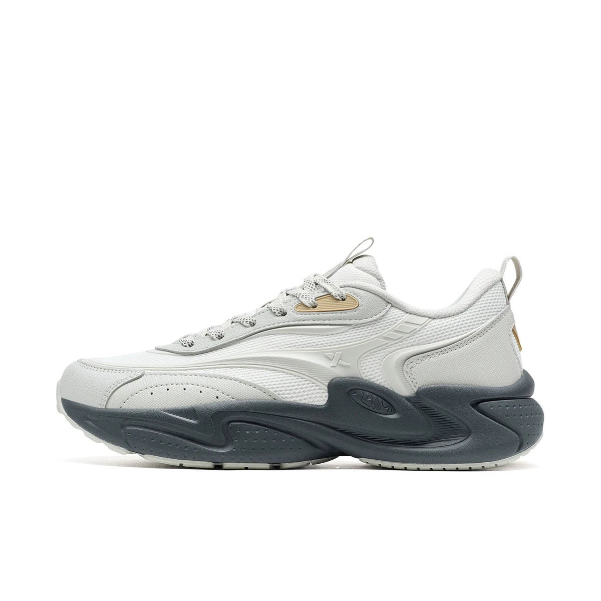 Xtep Shoes For Men Outdoor Shoes Rebound Soft Non-Slip Casual Shoes Chic Vintage Low Top Lace Up Street Sneakers 874119320005