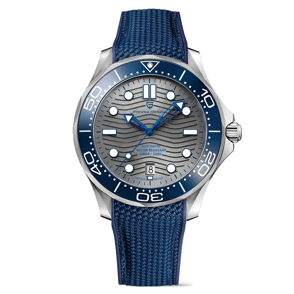 PAGANI DESIGN 2026 New V2 Waves 200M Orologio da immersione da uomo, automatico di lusso, con cristallo zaffiro AR