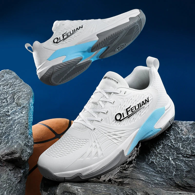 New Tennis Shoes, Large Size 36-45, Outdoor Anti-Slip Volleyball Shoes, Lightweight Fitness Badminton Shoes