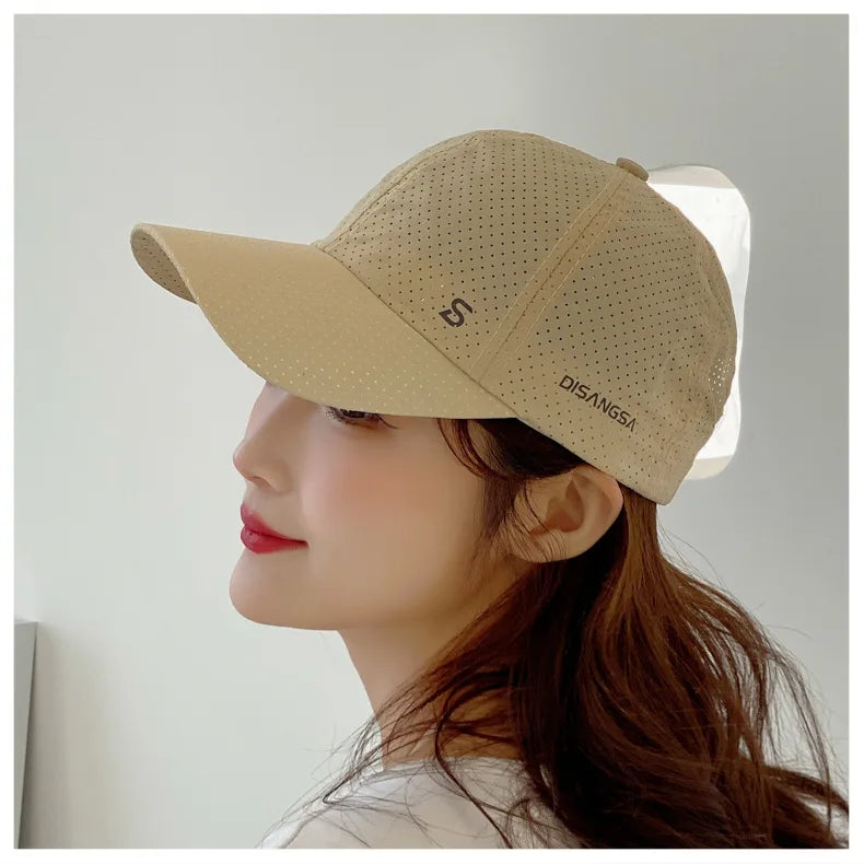 Original Design Running Cap Thin Quick Drying Breathable Duck Tongue Outdoor Men's Sun Summer Fishing Avisor Baseball Cap