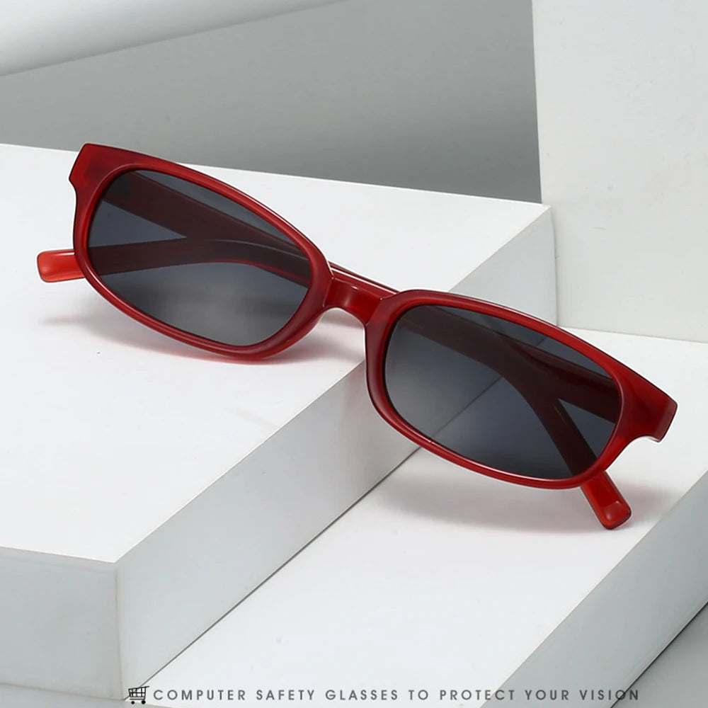Uv400 Eyewear Versatile Unisex Sun Glasses Small Square Sunglasses Polarized Fashion Designer Eyepiece For Travel Fishing Daily
