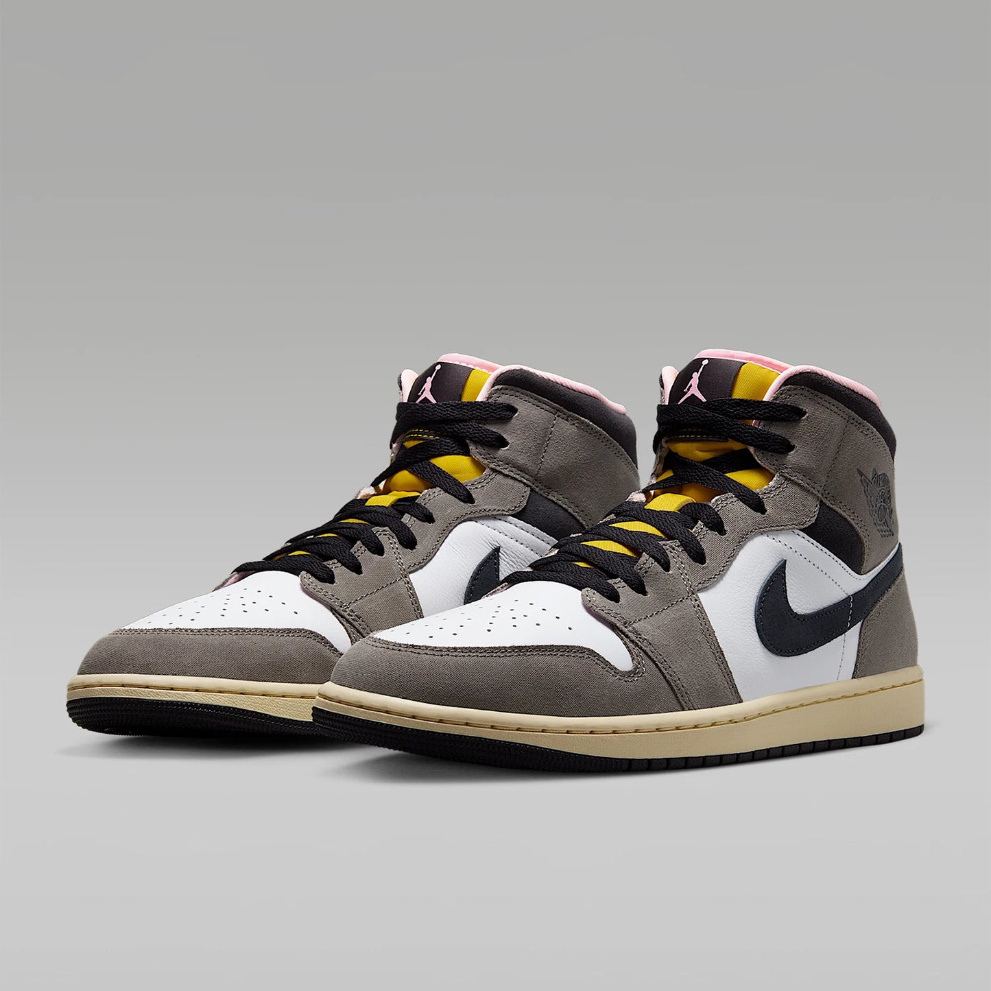 Scarpe sportive da uomo Nike genuine JORDAN mid-top, classiche, leggere e ammortizzate, HQ2011-100