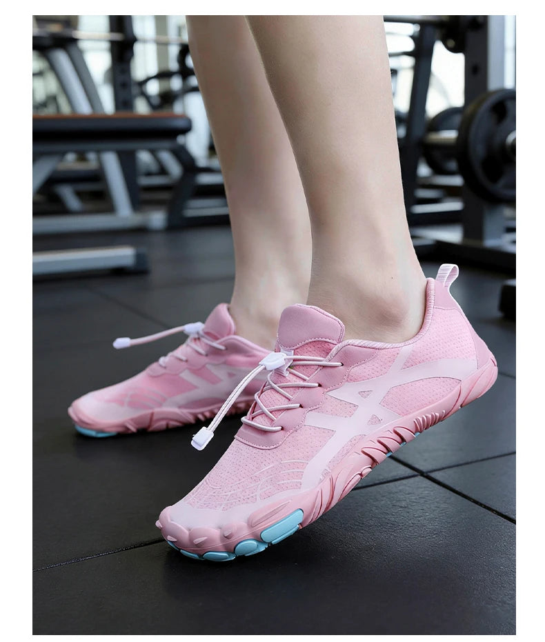 Couple Outdoor Sports Aqua Shoes, Barefoot Shoes, Quick-Dry Beach Swimming Fitness Wading Hiking Cycling Water Sneakers Shoes