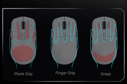 ATTACK SHARK X6 Tri-mode Gaming Mouse with Magnetic Charging Dock, PixArt PAW3395 Sensor, 26K DPI, 49g Ultralight, for PC/Mac