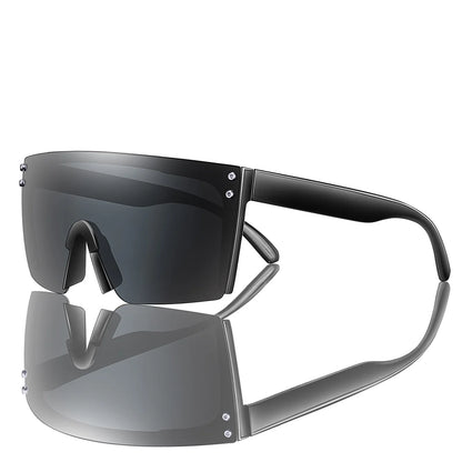 3 Pairs Fishing Sunglasses Men and Women Square Oversize Windproof Shades with UV Protection for Outdoor Cycling Hiking