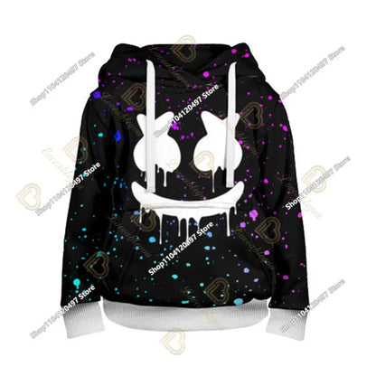 2-14Y Fortnite-sweatshirt voor kinderen met print, hoodie-sweatshirts voor jongens en meisjes, modieus Harajuku-jack, kinderkleding, games-cosplaykostuum