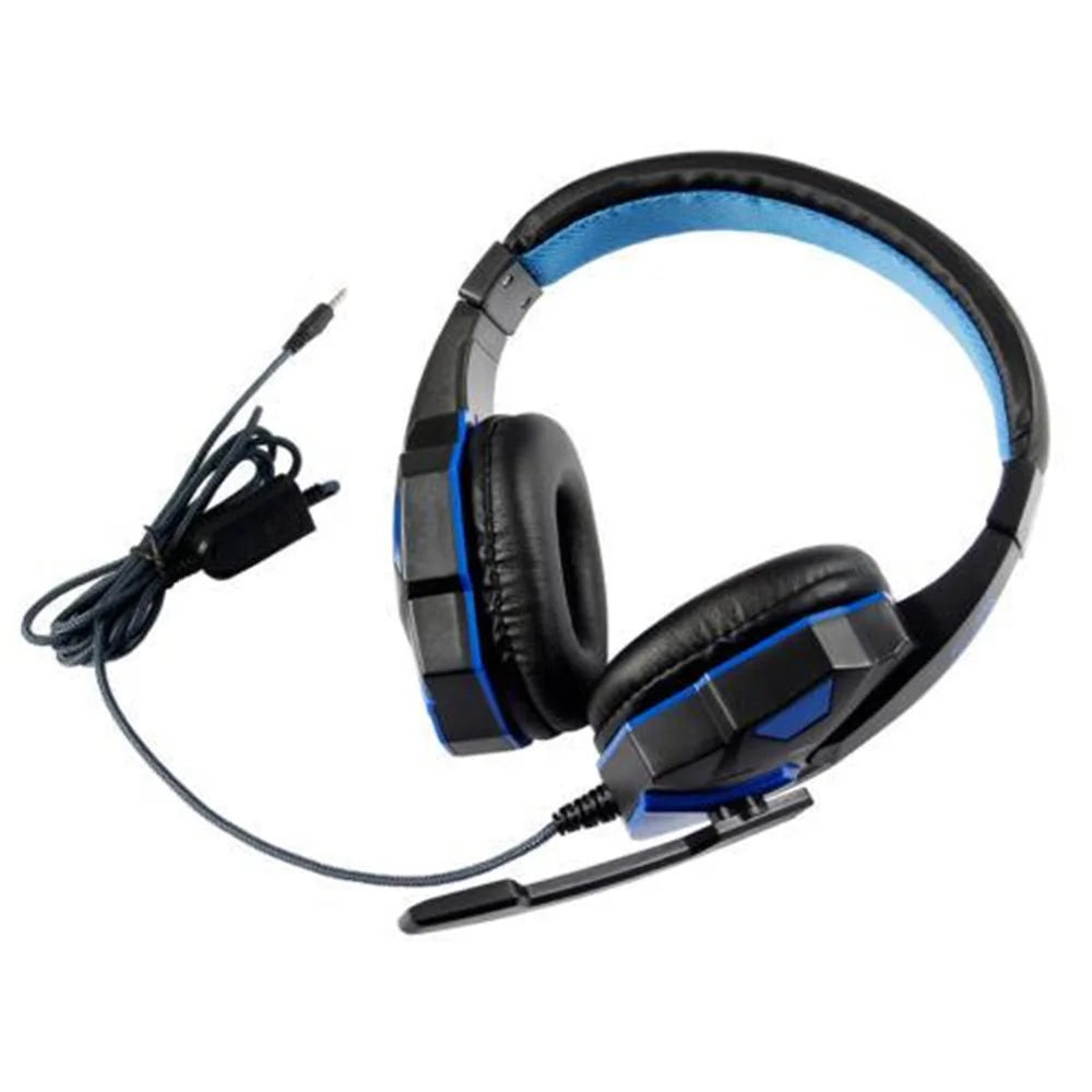 3.5mm Wired Headset Gaming Headset 120° Adjustable Gamer Headset With Noise Cancelling Microphone For PS4 5/Smart Phone/Computer