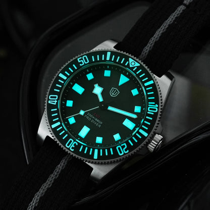 Watchdives EXD 40Mm Titanium Dive Watch Man VH31 Sweep Quartz Watches 200 Waterproof Ar Sapphire BGW9 Luminous 316L Wristwatch