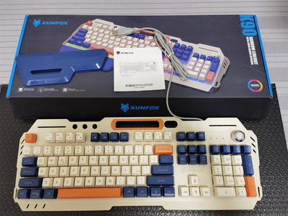 Russian Gaming Keyboard With Russian Layout Spanish Arabic Korean Keyboard Mouse Gamer 104 Keys 100% Layout Wired RGB Light K90