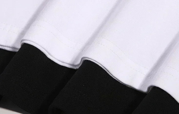 Dragon Ball -animaatio-T-paita miehille, kesäinen, uusi kaksipuolisella painatuksella, väljä rento Harajuku-tyylinen trendikäs lyhythihainen vanhempi–lapsi-paita