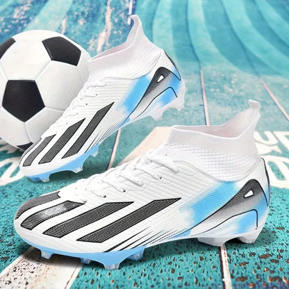 New Men's Football Boots Adult Soccer Field Shoes Teenager Sports Cleats Outdoor Grass Training Boots High-Quality Sneakers
