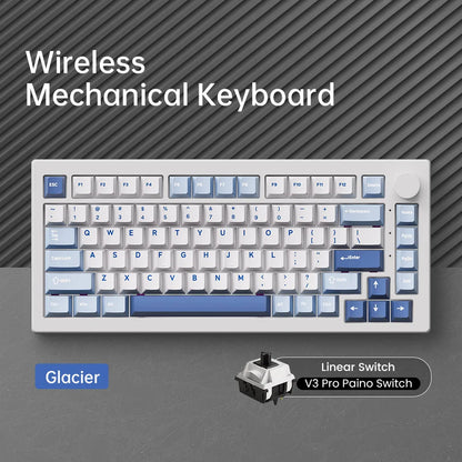 Akko 5075 V3 Keyboard 75% ANSI-US With Volume Hot-swappable RGB USB Type-C/2.4g&BT5.0 Tri-mode Custom Gaming Mechanical Keyboard