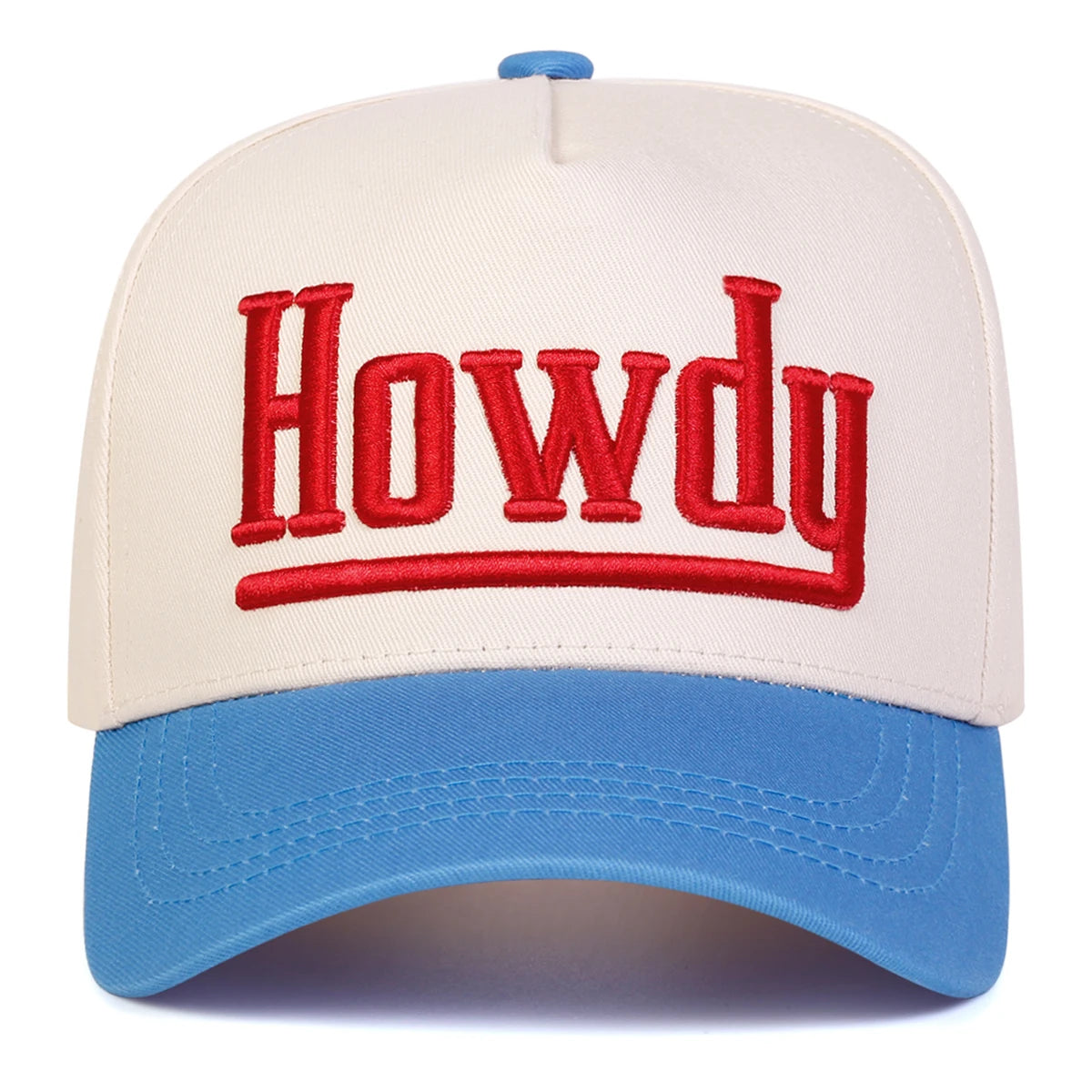 Unisex HOWDY Letter Embroidery Baseball Caps Spring Autumn Outdoor Adjustable Casual Hats Sunscreen Hat Sports Cap