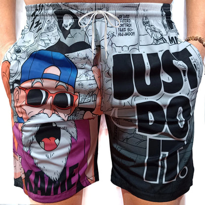 2026 Summer Dragon Ball GokuVegeta Summer Creative Casual Pants Large Size Anime Character Peripheral Quick Dry Casual Shorts
