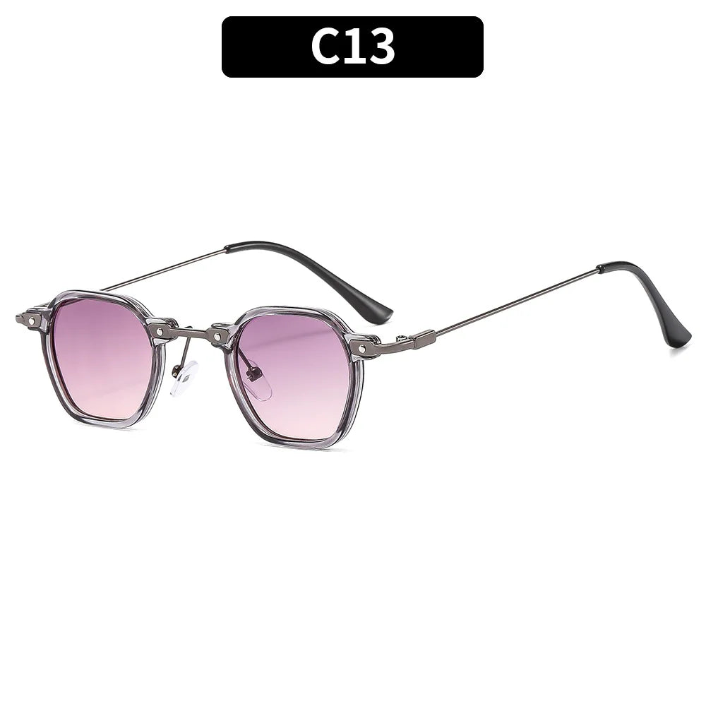 2025 Small Square Sunglasses Riding Driving Sun Glasses Women Men Brand Designer Metal Frame Eyewear Shades Oculos De Sol UV400
