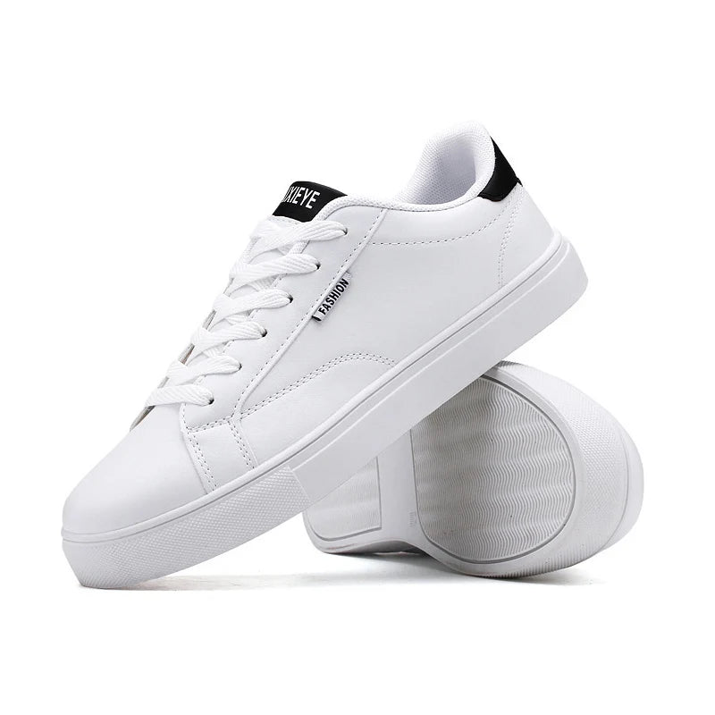 Zapatillas casuales de skate para hombre, blancas, para exteriores y ocio, transpirables, para caminar, planas, Chaussure Homme 39-48