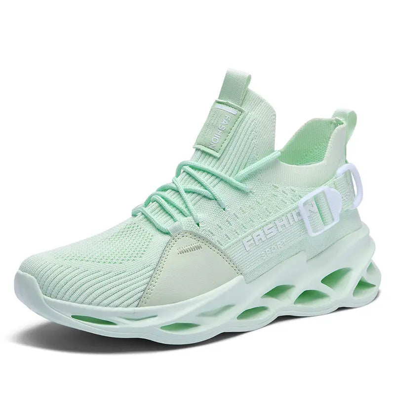 Hot Sale Fashion Purple Casual Sneakers Women Men Blade Running Shoes Big Size 48 Light Breathable Sports Shoes Men Mesh Sneakers