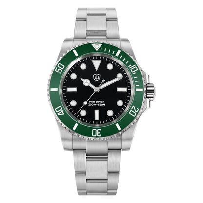 Watchdives WD1680Q V2 VH31 Sweep Quartz Movement Watch Luxury Top Brand Sapphire Stainless Steel 20Bar Waterproof Men Watches