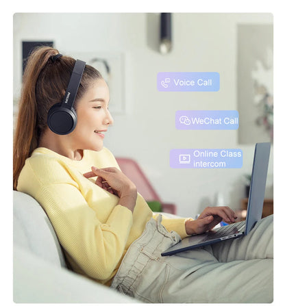 Philips TAH4105 Wired Headphones HiFi Stereo HD Call Headset With MIC Suitable For Online Learning And Outdoor Sports Earphones