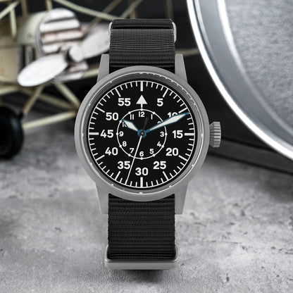 militado ML10 Quartz Watch VH31 Sweeping Second Movement 316L sandblasted coating Sapphire BGW9 Luminous 100m Waterproof Watch