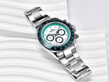 RollsTimi Men's Watches Top Luxury Sapphire Men's Mechanical Watches Calendar Week Stainless Steel Waterproof Men's Watches