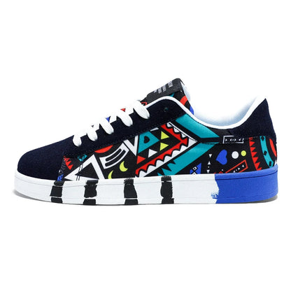 YRZL Skateboard Shoes Men Canvas Sneakers Casual Breathable Walking Shoes Lightweight Flat Shoes for Men Street Trend Sport Shoe