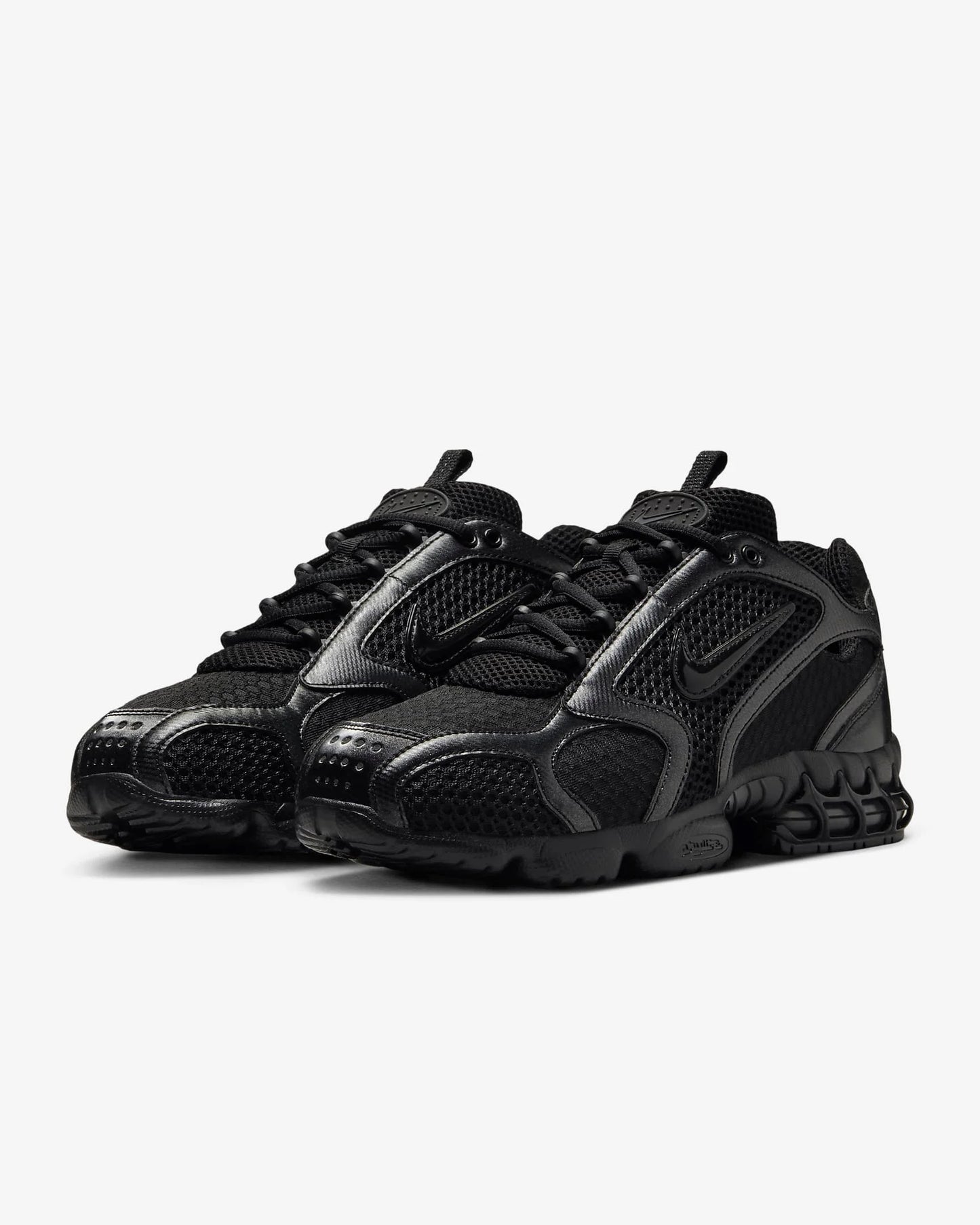Nike Air Zoom Spiridon Cage 2 Unisex Low-Top Freizeitschuhe, sportlich, strapazierfähig, Grau/Rot, Lifestyle-Footwear CJ1288-600