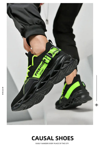 Hot Sale Fashion Purple Casual Sneakers Women Men Blade Running Shoes Big Size 48 Light Breathable Sports Shoes Men Mesh Sneakers