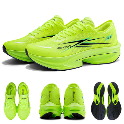 IRUNSVAN Co-Branded Fast Burning 1.0 Carbon Plate Running Shoes for Men's Marathon Training Shock-Absorbing and Breathable