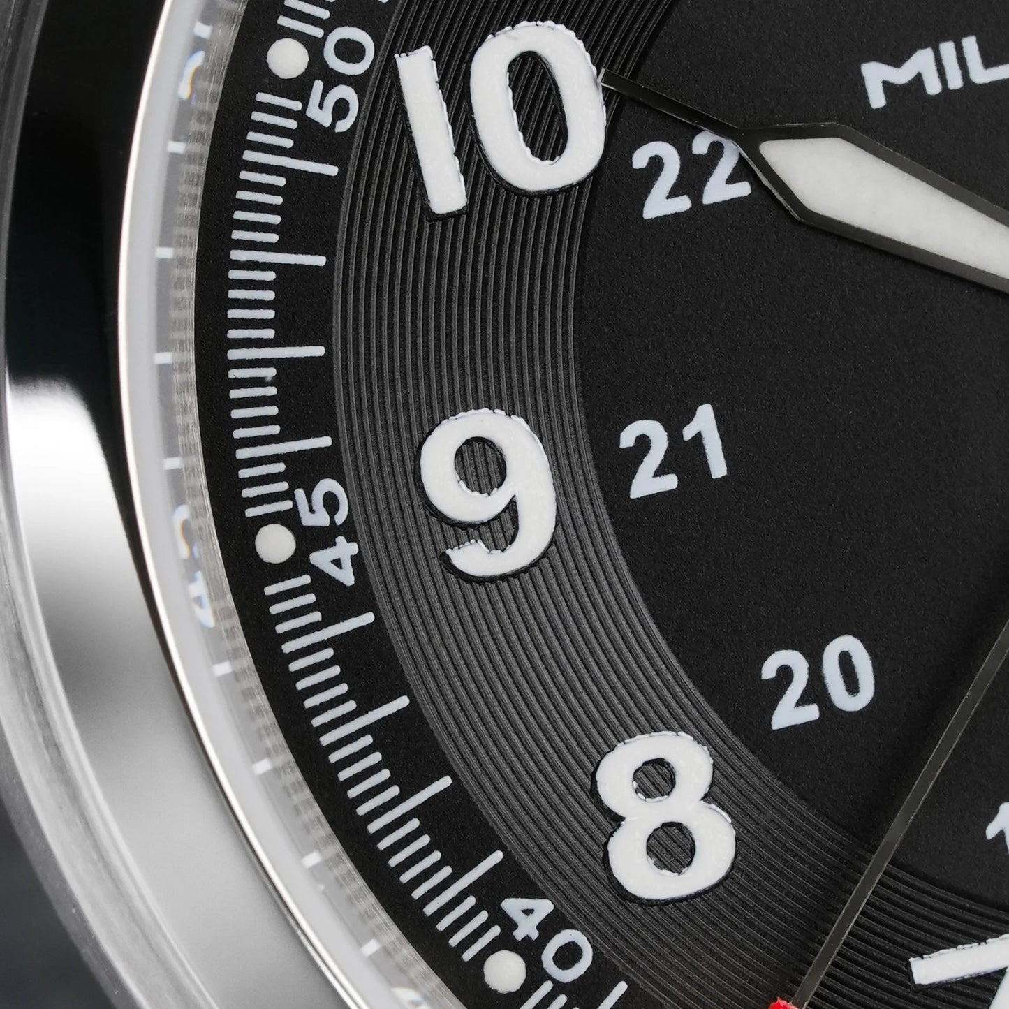 Militado ML08 Quartz Watch Ronda 515 Movement Domed Sapphire Wristwatch BGW9 Luminous 10Bar Waterproof 38mm Men Watches