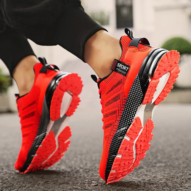 Men's Fashion Sneakers Breathable Comfortable Lightweight Walking Shoes Casual Sports Running Tennis Gym Training Shoes for Men