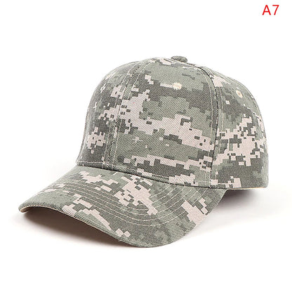 Adjustable Baseball Cap Summer Sunscreen Hat Camouflage Camo Camping Hiking Fishing Caps