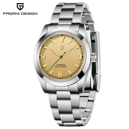 2024 NEW PAGANI DESIGN Sports Men Automatic Mechanical Wriswatch Japan NH35A Stainless Steel Simple 200M Waterproof Montre Homme