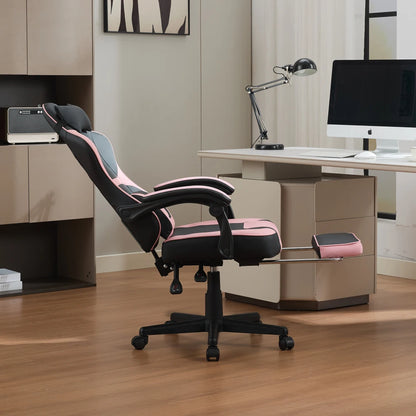 Ergonomic Gaming Chair, Gaming Chair with Storage Backrest, Adjustable Height, for Office and Gaming