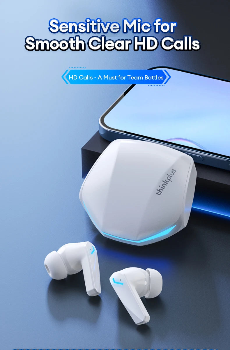5PCS Original Lenovo GM2 Pro TWS Wireless Headphones Bluetooth 5.3 Earphones Touch Control HD Earbuds Sports Headphone with Mic