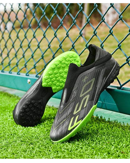 New Men Sneakers Match Grass Cleats High-quality Soccer Shoes Futsal Football Boots Non-Slip Indoor Hot-selling High-top Outdoor