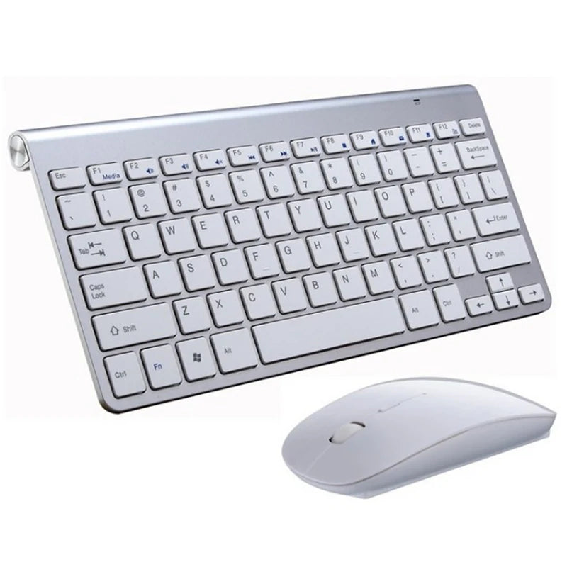 Spanish Hebrew Korean Thai Wireless Keyboard Mouse Combo 2.4G Mini Portable Wireless Keyboard and Mouse for Windows Mac Android