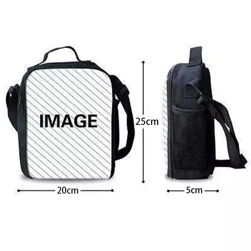 Isolierte Lunchbox für Kinder, großes Fassungsvermögen, Hot-Game-F-FortniteS-Tasche für Jungen, Mädchen und Schüler, für Outdoor-Picknick, wiederverwendbare Thermo-Kühltasche