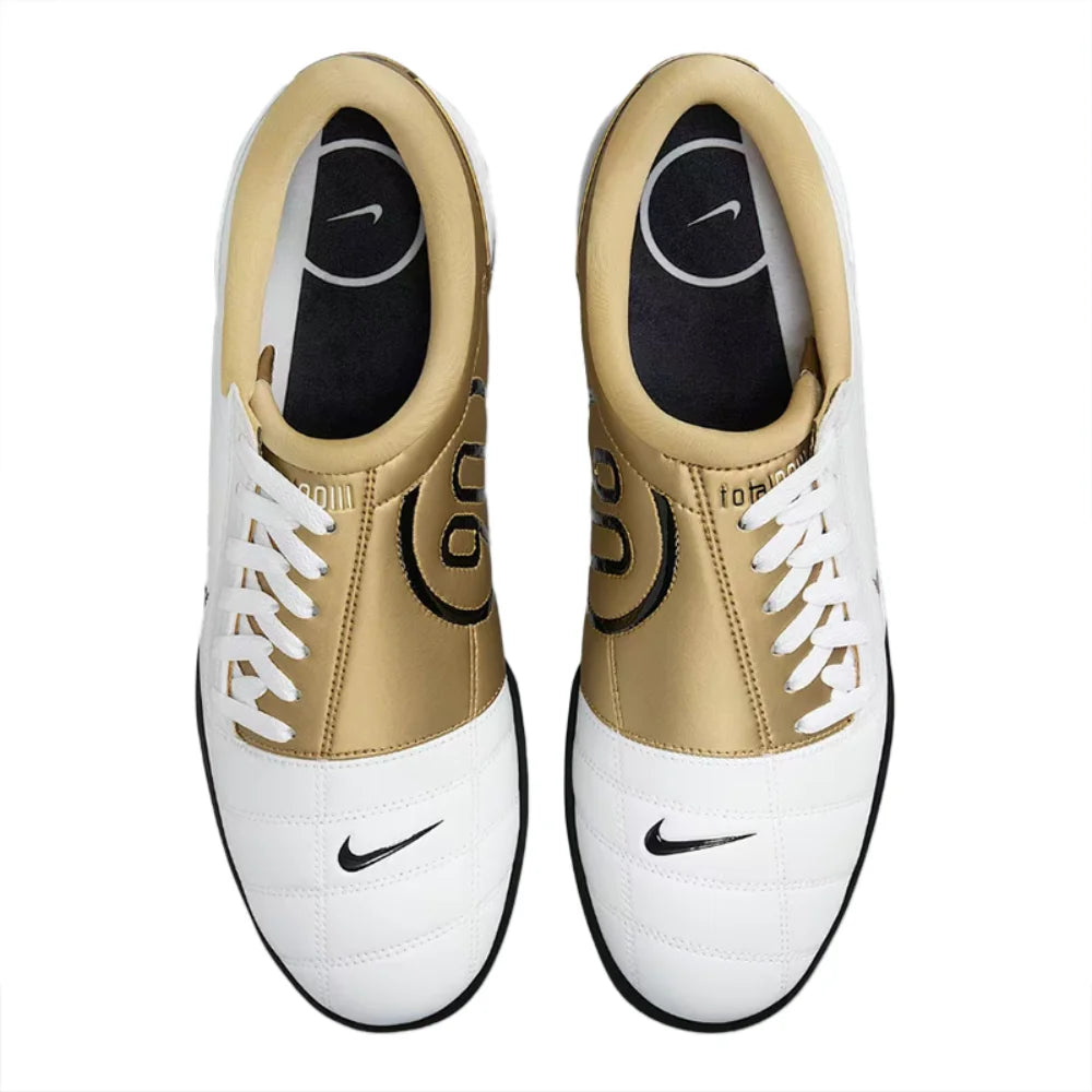 Nike Total 90 III Men's Low-Top Soccer Cleats Stylish Two-Tone Design,Premium Comfort,Lightweight, and Snug Fit–White HJ9351-101