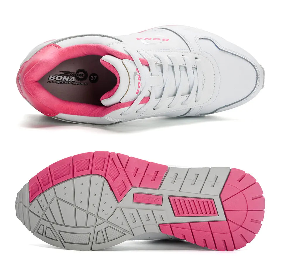 BONA 2023 New Designers Brand Classics Light Sneakers Women Fashion Running Shoes Casual Walking Footwear Ladies Comfort