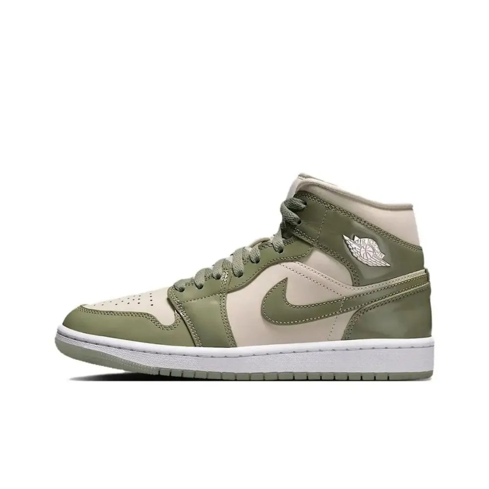 Nike Air Jordan 1 Mid Basketball Shoe Unisex Versatile for Multiple Occasions, Delivering Support and All-Day Comfort DV0991-101