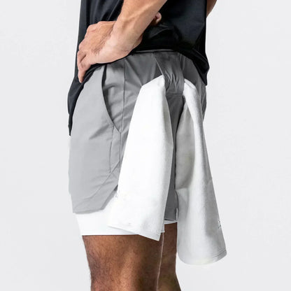 2025 Dragon Ball Majin Buu Anime Men Shorts Streetwear Summer Workout Pants Sportswear Fitness Double-layer Quick Dry Beach Pant