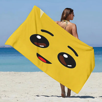 Nueva toalla de playa F-FortniteS de juego popular, microfibra sin arena, secado rápido, suave y resistente a la arena, toalla para piscina, regalo para mujer, viaje, gimnasio y ducha