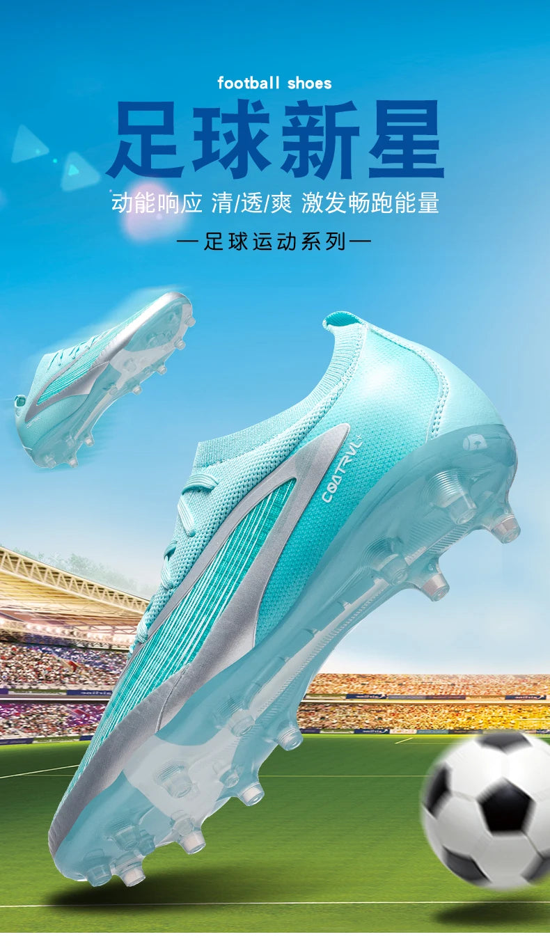 Heren New TF voetbalschoenen sneakers voor kunstgras, slijtvast, ademend, voor volwassenen, trainingsschoenen voor voetbal van topkwaliteit met noppen