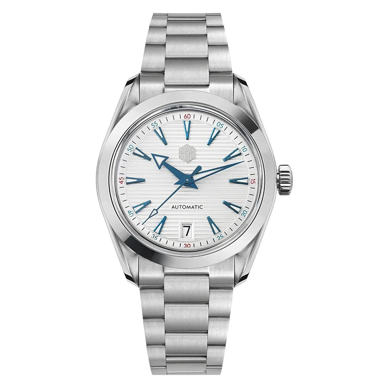 San Martin 38mm Chronometer Men Watch SN0113W V2 ST2130 Automatic Movement Sapphire BGW9 Luminous Waterproof 100m Watches