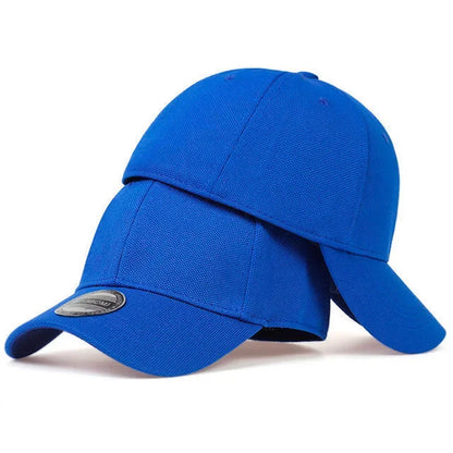 High Quality Baseball Cap Man Fitted Closed Full Cap Mesh Cap Outdoor Breathable Sports Cotton Sun Male Trucker Hat Gorras Hombre